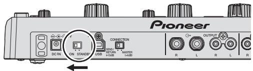PIONEER RMX-1000 - Preparations for using the effects - 1