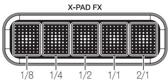 PIONEER RMX-1000 - Berühren Sie das [X-PAD]. - 1