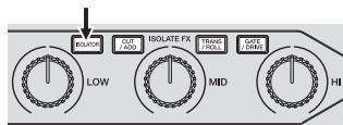 PIONEER RMX-1000 - Using the ISOLATE FX function - 1