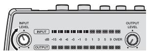 PIONEER RMX-1000 - Drehen Sie den Regler [INPUT LEVEL]. - 1