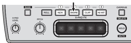PIONEER RMX-1000 - Utilisation de la fonction x-pad FX - 1