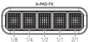 PIONEER RMX-1000 - Touch the [X-PAD]. - 1