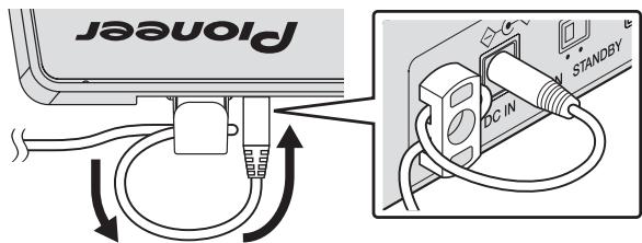 PIONEER RMX-1000-W - Using the cord hook - 3