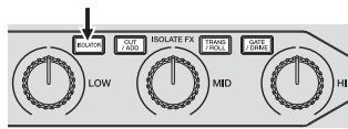 PIONEER RMX-1000-W - Utilisation de la fonction isolate FX - 1