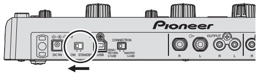 PIONEER RMX-1000-W - Preparations for using the effects - 1