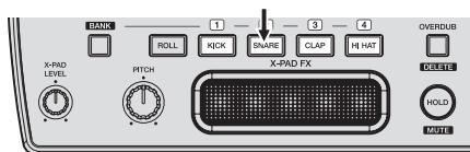 PIONEER RMX-1000-W - Utilisation de la fonction x-pad FX - 1