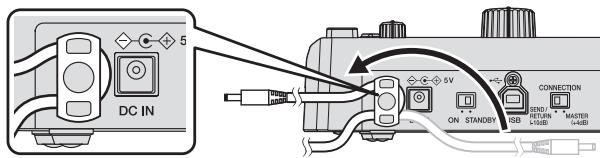 PIONEER RMX-1000-W - Using the cord hook - 2
