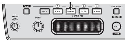PIONEER RMX-1000-W - Using the X-PAD FX function - 1