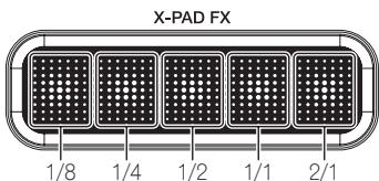 PIONEER RMX-1000-W - Touch the [X-PAD]. - 1