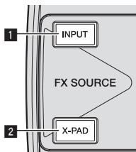 PIONEER RMX-1000-W - Section FX SOURCE - 1