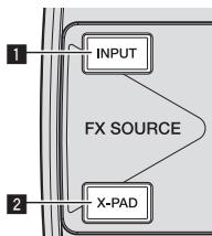 PIONEER RMX-1000-W - FX SOURCE section - 1