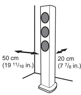 PIONEER S-31-LR-QL - Choosing where to place the speaker systems - 1