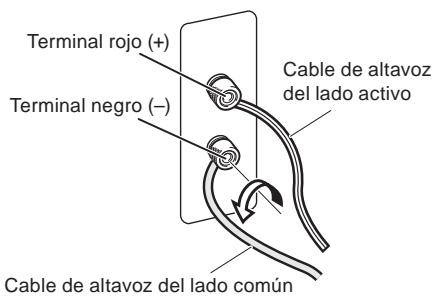 PIONEER S-31-LR-QL - Conexión de los cables - 1