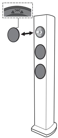 PIONEER S-31-LR-QL - Fixation et dépose de la grille - 1