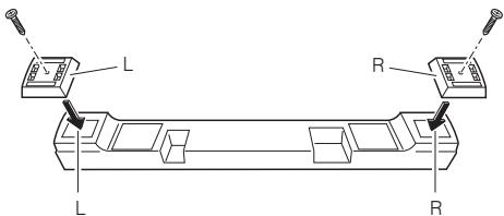 PIONEER SBX-300 - Let op bij het bevestigen van de in de hoogte verstelbare voeten - 1
