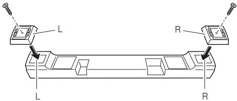 PIONEER SBX-300 - Cautions on attaching the height adjustment feet - 1