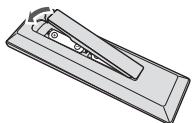 PIONEER X-HM21-K - Sluit het achterdekseltje. - 1