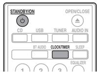 PIONEER X-HM21-K - Setting the clock - 1
