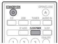 PIONEER X-HM21-S - Setting the clock - 1