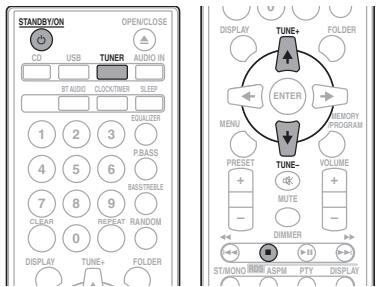 PIONEER X-HM21-S - Écoute d'émissions de radio - 1