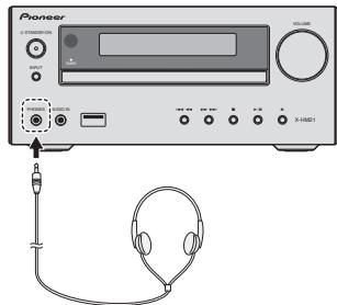 PIONEER X-HM21-S - Utilisation avec un casque - 1