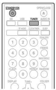 PIONEER X-HM21-S - Listening to the radio broadcasts - 1