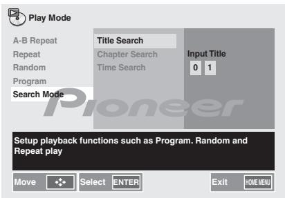 PIONEER X-HM31V-K - Search mode - 2