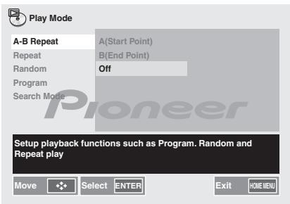 PIONEER X-HM31V-K - Gebruik / om Off te selecteren. - 1