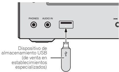 PIONEER X-HM31V-K - Conecte el dispositivo de almacenimiento USB. - 1