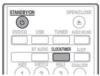 PIONEER X-HM31V-K - Setting the clock - 1