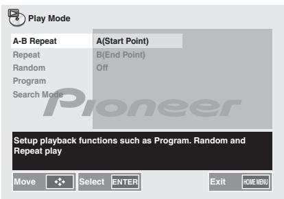 PIONEER X-HM31V-K - Premere HOME MENU. - 2