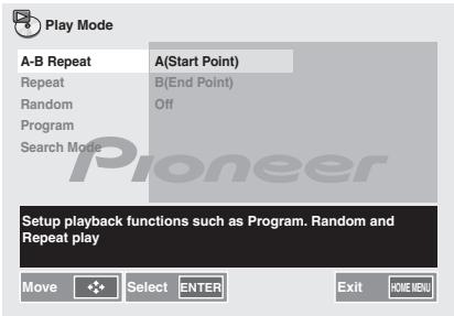 PIONEER X-HM31V-K - Drucken Sie HOME MENU. - 2