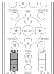 PIONEER X-HM31V-K - Speichern voreingestellter Sender - 1