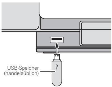 PIONEER X-SMC00-W - SchlieBen Sie den USB-Speicher an. - 1