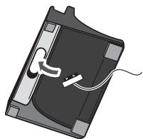 PIONEER X-SMC00-W - Anschlieben des iPod/iPhone/iPad mini unter Verwendung des mitgelieferten iPhone-Ständers - 1