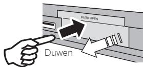 PIONEER X-SMC00-W - Druk op PUSH OPEN. - 1