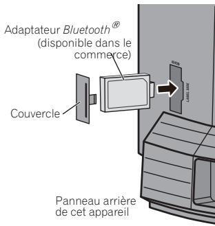 PIONEER X-SMC1-W - Connexion d'un adaptateur bluetooth® (en option) - 1