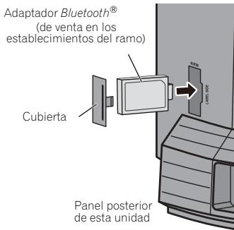 PIONEER X-SMC1-W - Conexión del adaptor Bluetooth® optional - 1