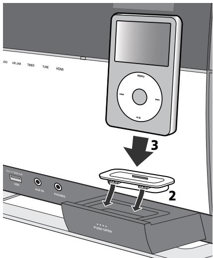 PIONEER X-SMC1-W - Connectez votre ipod/iphone. - 1