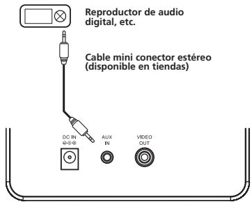 PIONEER XW-BTS3-W - Conexión de componentes auxiliares - 1