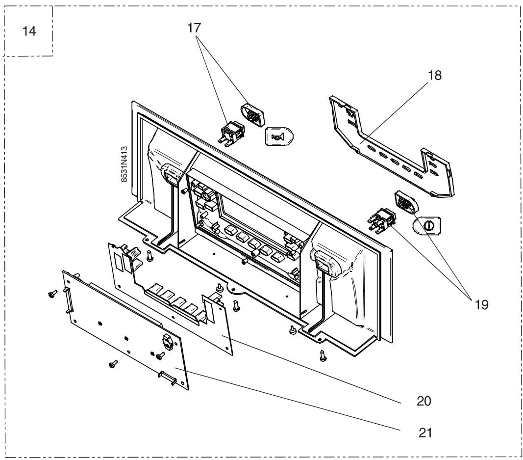 DE DIETRICH DIEMATIC 3 - VUES ECLATEES ET LISTE DES PIECES DE RECHANGE - 4