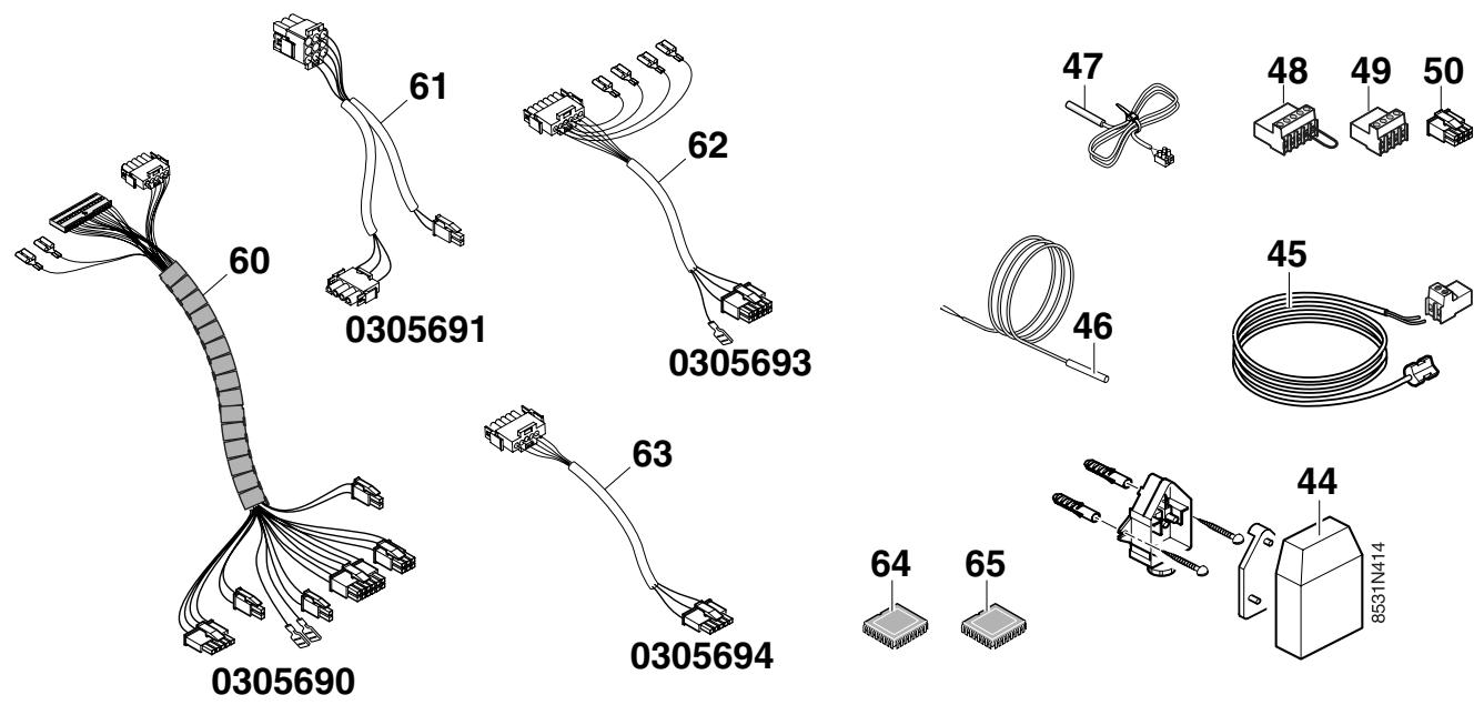 DE DIETRICH DIEMATIC 3 - VUES ECLATEES ET LISTE DES PIECES DE RECHANGE - 3