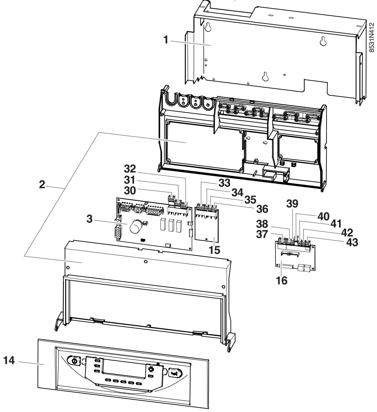 DE DIETRICH DIEMATIC 3 - VUES ECLATEES ET LISTE DES PIECES DE RECHANGE - 1