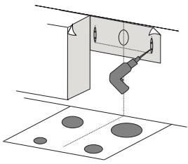 DE DIETRICH DHE1149A - FIXING OF THE HOOD TO THE WALL - 2