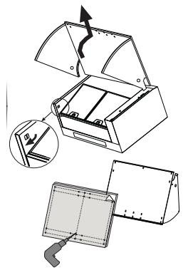 DE DIETRICH DHE1149A - Fixation du panneau frontal sur la visiere - 1