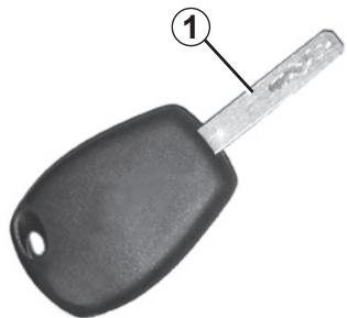RENAULT NOUVELLE TWINGO - CLÉ/TÉLÉCOMMANDE À RADIOFRÉQUENCE : généralités - 1