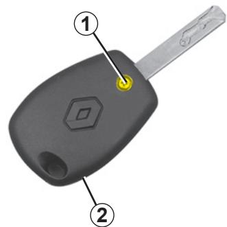 RENAULT NOUVELLE TWINGO - TÉLÉCOMMANDE A RADIOFRÉQUENCE : PILES - 1