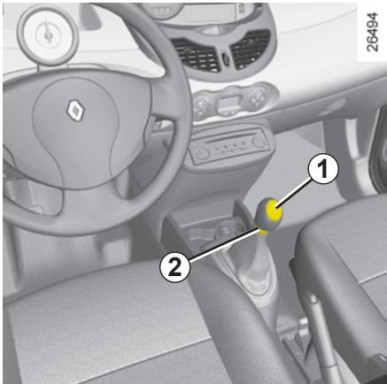 RENAULT NOUVELLE TWINGO - LEVIER DE VITESSES - 1