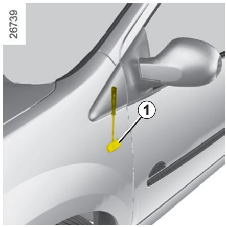 RENAULT NOUVELLE TWINGO - RÉPÉTITEURS LATÉRAUX : remplacement des lampes - 1