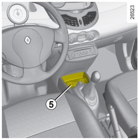 RENAULT NOUVELLE TWINGO AUTHENTIQUE - RANGEMENTS/AMÉNAGEMENTS DE L'HABITACLE (suite) - 1